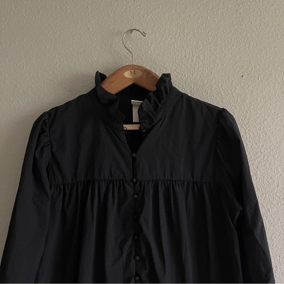 H&M+ FRILL-COLLARED DRESS - Picture 4 of 9